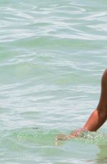 CHRISTINA MILIAN in Bikini on the Beach in Miami 07/20/2017