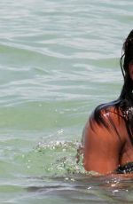CHRISTINA MILIAN in Bikini on the Beach in Miami 07/20/2017