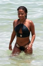 CHRISTINA MILIAN in Bikini on the Beach in Miami 07/20/2017