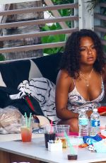 CHRISTINA MILIAN in Swimsuit at Her Hotel in Miami 07/16/2017