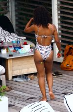 CHRISTINA MILIAN in Swimsuit at Her Hotel in Miami 07/16/2017