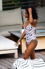 CHRISTINA MILIAN in Swimsuit at Her Hotel in Miami 07/16/2017