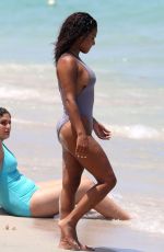 CHRISTINA MILIAN in Swimsuit on the Beach in Miami 07/02/2017