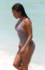 CHRISTINA MILIAN in Swimsuit on the Beach in Miami 07/02/2017