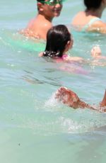CHRISTINA MILIAN in Swimsuit on the Beach in Miami 07/02/2017