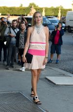 CHIARA FERRAGNI at Miu Miu Dinner at Paris Fashion Week 07/02/2017