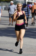 CJ PERRY Workout at Venice Beach 07/19/2017