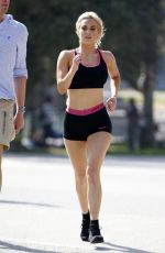 CJ PERRY Workout at Venice Beach 07/19/2017