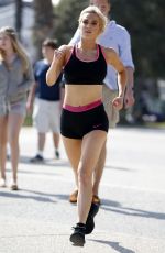 CJ PERRY Workout at Venice Beach 07/19/2017