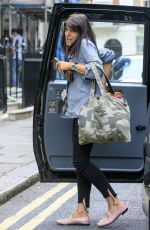 CLAUDA WINKLEMAN Arrives at Her Home in London 07/20/2017