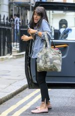 CLAUDA WINKLEMAN Arrives at Her Home in London 07/20/2017