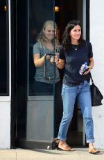 COURTENEY COX Out and About in Beverly Hills 07/18/2017