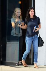 COURTENEY COX Out and About in Beverly Hills 07/18/2017