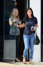 COURTENEY COX Out and About in Beverly Hills 07/18/2017