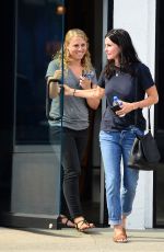COURTENEY COX Out and About in Beverly Hills 07/18/2017