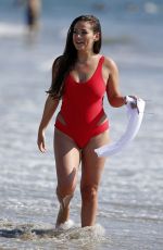 COURTNEY GREEN and CHLOE MEADOWS on the Beach in Los Angeles 07/03/2017
