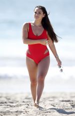 COURTNEY GREEN and CHLOE MEADOWS on the Beach in Los Angeles 07/03/2017