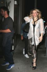 COURTNEY LOVE at Catch LA in West Hollywood 07/05/2017