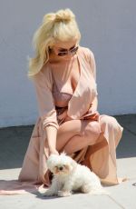 COURTNEY STODDEN Out in Los Angeles 06/30/2017