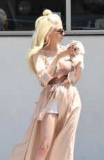 COURTNEY STODDEN Out in Los Angeles 06/30/2017