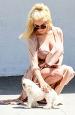 COURTNEY STODDEN Out in Los Angeles 06/30/2017