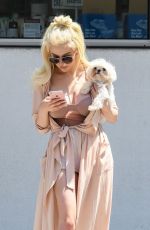 COURTNEY STODDEN Out in Los Angeles 06/30/2017