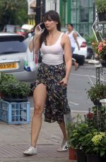 DAISY LOWE Out in London 07/17/2017