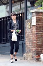 DAISY LOWE Out with Her Dog in London 07/03/2017