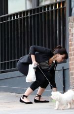 DAISY LOWE Out with Her Dog in London 07/03/2017