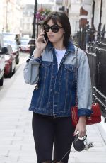 DAISY LOWE Out with Her Dog in London 07/12/2017