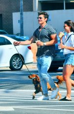 DANIELLE CAMPBELL and Gregg Sulkin Out in Los Angeles 07/25/2017