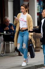 DANIELLE PEAZER Out and About in London 07/20/2017