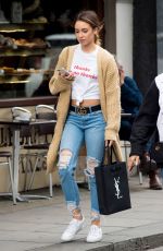DANIELLE PEAZER Out and About in London 07/20/2017