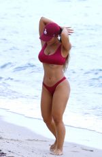 DAPHNE JOY in Bikini at a Beach in Miami 07/28/2017