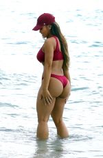 DAPHNE JOY in Bikini at a Beach in Miami 07/28/2017