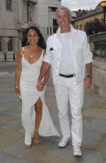 DEE THRESHER at Beauty Industry White Party in London 07/08/2017