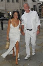 DEE THRESHER at Beauty Industry White Party in London 07/08/2017