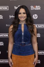 DEMI LOVATO at Global Citizen Festival in Hamburg 07/06/2017