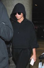 DEMI LOVATO at LAX Airport in Los Angeles 07/07/2017