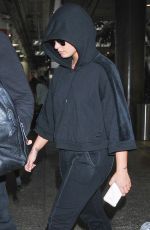 DEMI LOVATO at LAX Airport in Los Angeles 07/07/2017