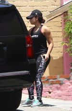 DEMI LOVATO Leaves Unbreakable Performance Center in West Hollywood 07/08/2017