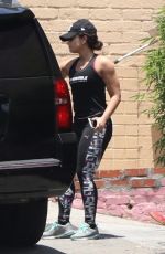 DEMI LOVATO Leaves Unbreakable Performance Center in West Hollywood 07/08/2017