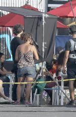 DEMI LOVATO on the Set of Her Latest Music Video in Los Angeles 07/20/2017
