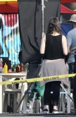 DEMI LOVATO on the Set of Her Latest Music Video in Los Angeles 07/20/2017