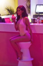 DEMI ROSE MAWBY in Bikini at a Cocktail Bar in Ibiza 07/15/2017