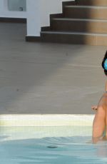 DEMI ROSE MAWBY in Bikini at a Pool in Ibiza 07/14/2017