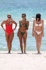 DEVIN BRUGMAN and NATASHA OAKLEY in Biknis on the Beach in Miami 07/19/2017