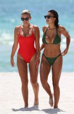 DEVIN BRUGMAN and NATASHA OAKLEY in Biknis on the Beach in Miami 07/19/2017