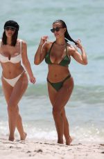 DEVIN BRUGMAN and NATASHA OAKLEY in Biknis on the Beach in Miami 07/19/2017