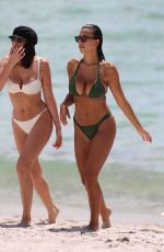 DEVIN BRUGMAN and NATASHA OAKLEY in Biknis on the Beach in Miami 07/19/2017